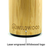 Bamboo Wood Insulated Drink Bottle with Tea Filter - Wildwood Eyewear | Sunglasses Canada